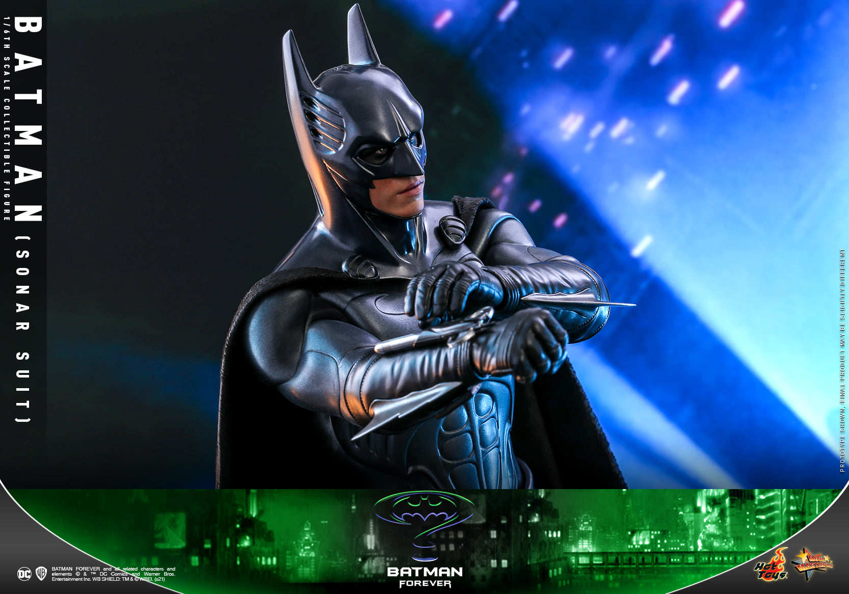 HOTTOYS HT 1/6 Batman Forever Sonar Suit Articulated Figure MMS593