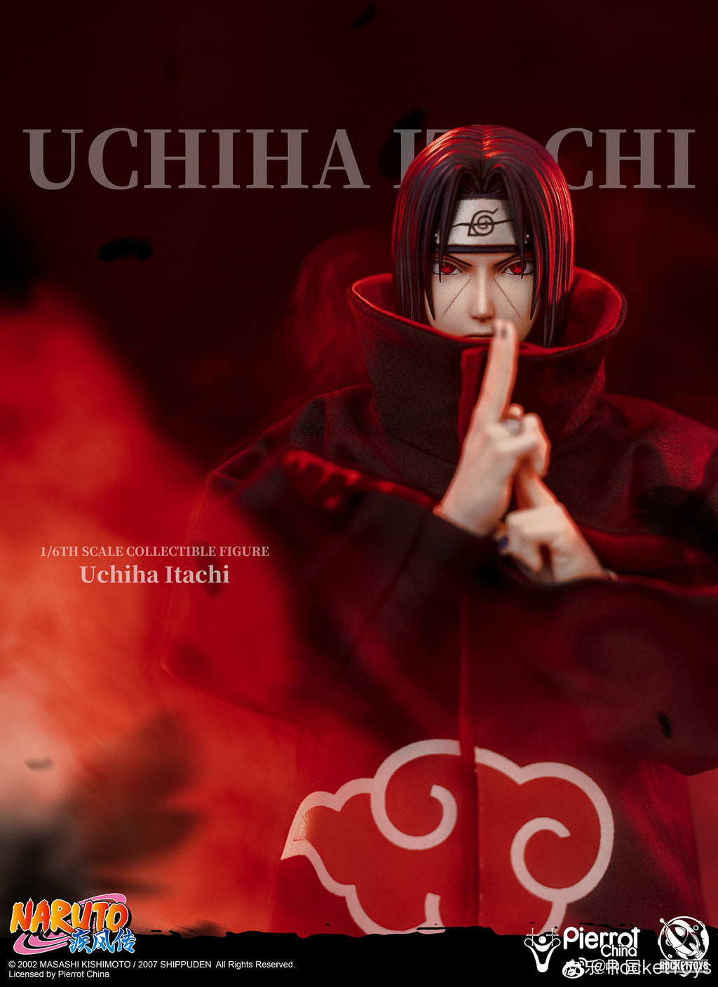 RocketToys 1/6 Naruto Shippuden Uchiha Itachi Action Figure ROC-003