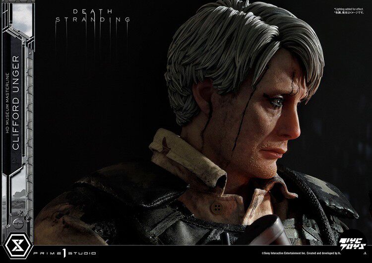 P1S (Prime 1 Studio) 1/2 Scale Statue: Death Stranding — Clifford (Mads Mikkelsen)
