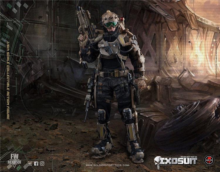 SoldierStory 1/6 Individual Exoskeleton Armor Suit Edge of Tomorrow Soldier Doll SS122
