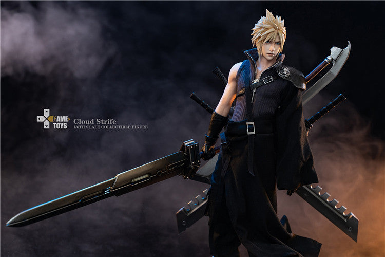 GAMETOYS 1/6 Fantasy Warriors AC Version Final Cloud Action Figure GT-006