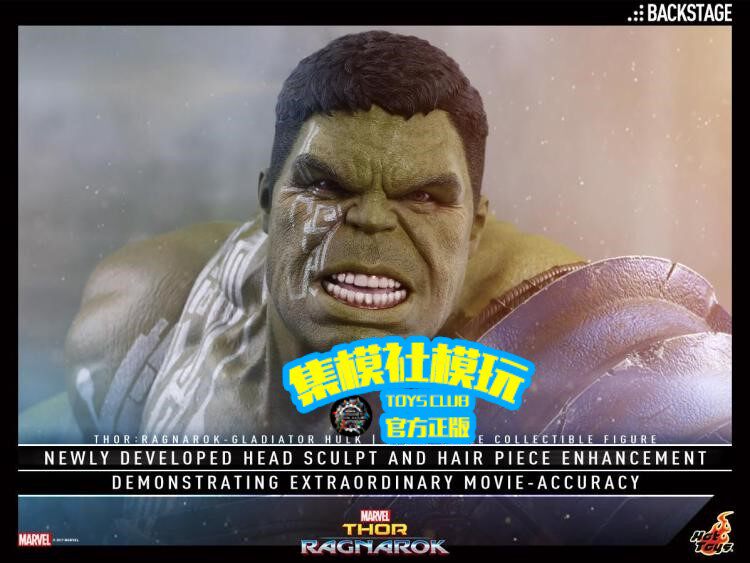 HOTTOYS HT MMS430 Thor: Ragnarok Hulk Gladiator 1/6 Scale Hulk 3.0 Figure