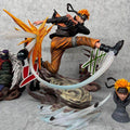 Naruto model ornaments with exquisite 23CM ninja series rescue Naruto double-headed sculpture limited edition