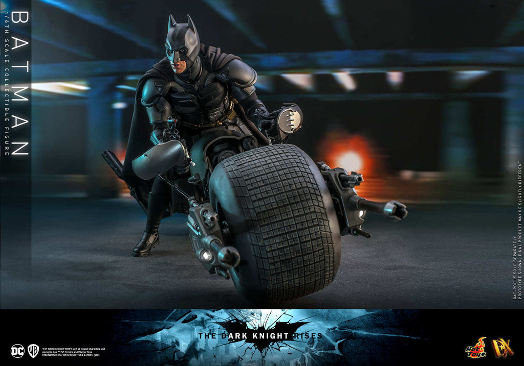 HOTTOYS 1/6 Dark Knight Bale Batman Motorcycle DX19 Action Figure MMS591