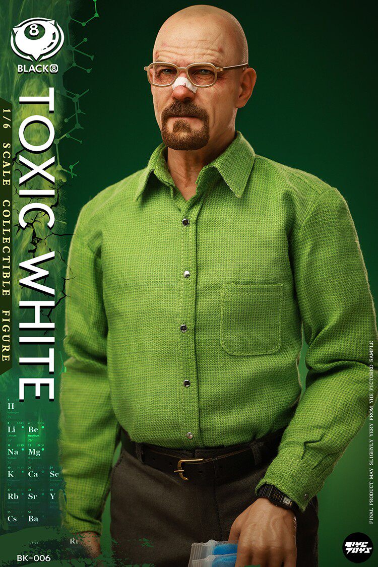 BLACK 8 TOYS "The Chemist" (Walter White) 1/6 Scale Action Figure – BK-006