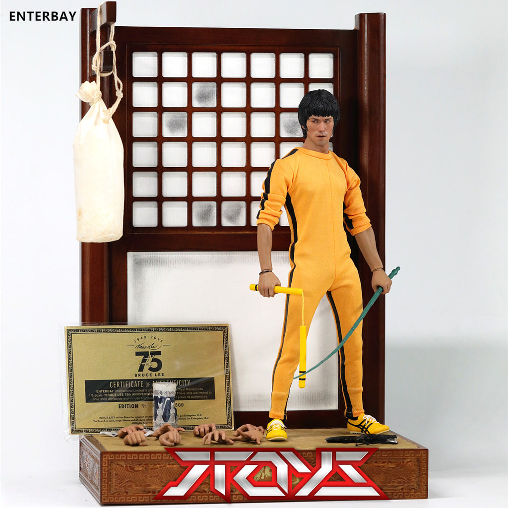 EB Enterbay 1/6 Bruce Lee Game of Death 75th Anniversary Limited Edition Action Figure