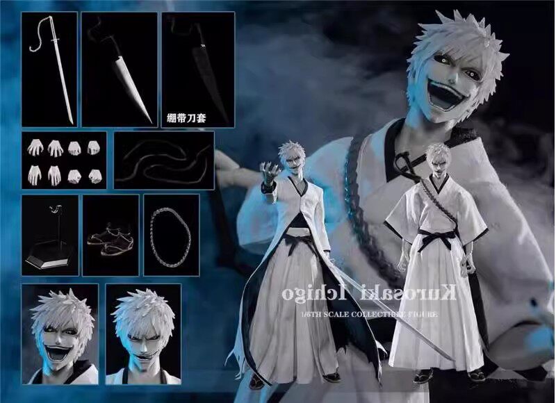 Gametoys Ichigo Kurosaki (White Hollow Form) — 1/6 Scale Action Figure (Special Edition: Includes Effect Parts)