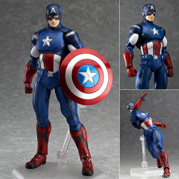 MF figma 226: The Avengers — Captain America (Articulated Action Figure)