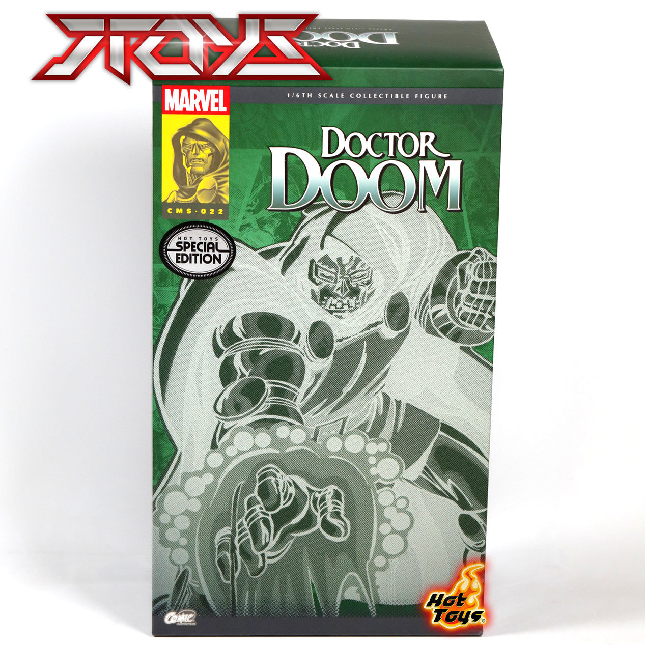 HotToys 1/6 CMS022B Marvel Comics Doctor Doom Regular Edition Action Figure