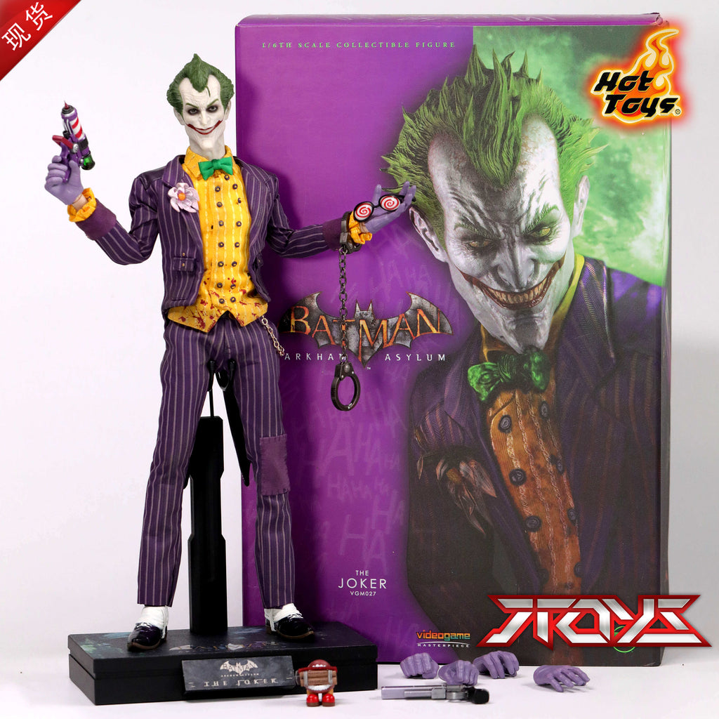 Hottoys VGM27 1/6 Batman Arkham Asylum Game Version Joker Action Figure