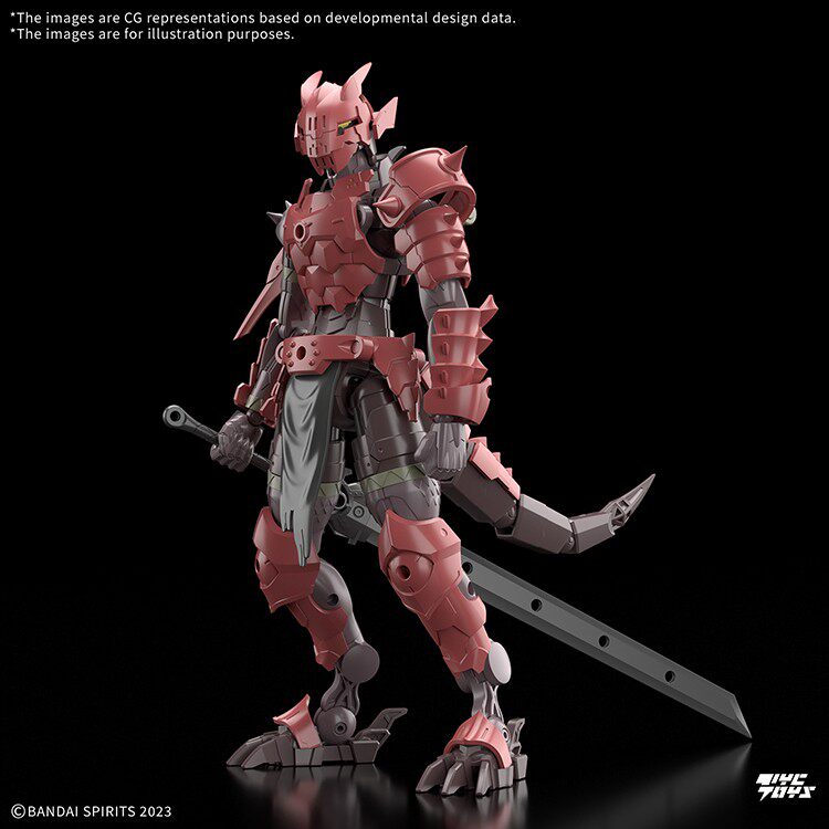 Bandai 30MF Fantasy Chronicle: Dragonkin Dragon Knight — Articulated Assembly Model Kit