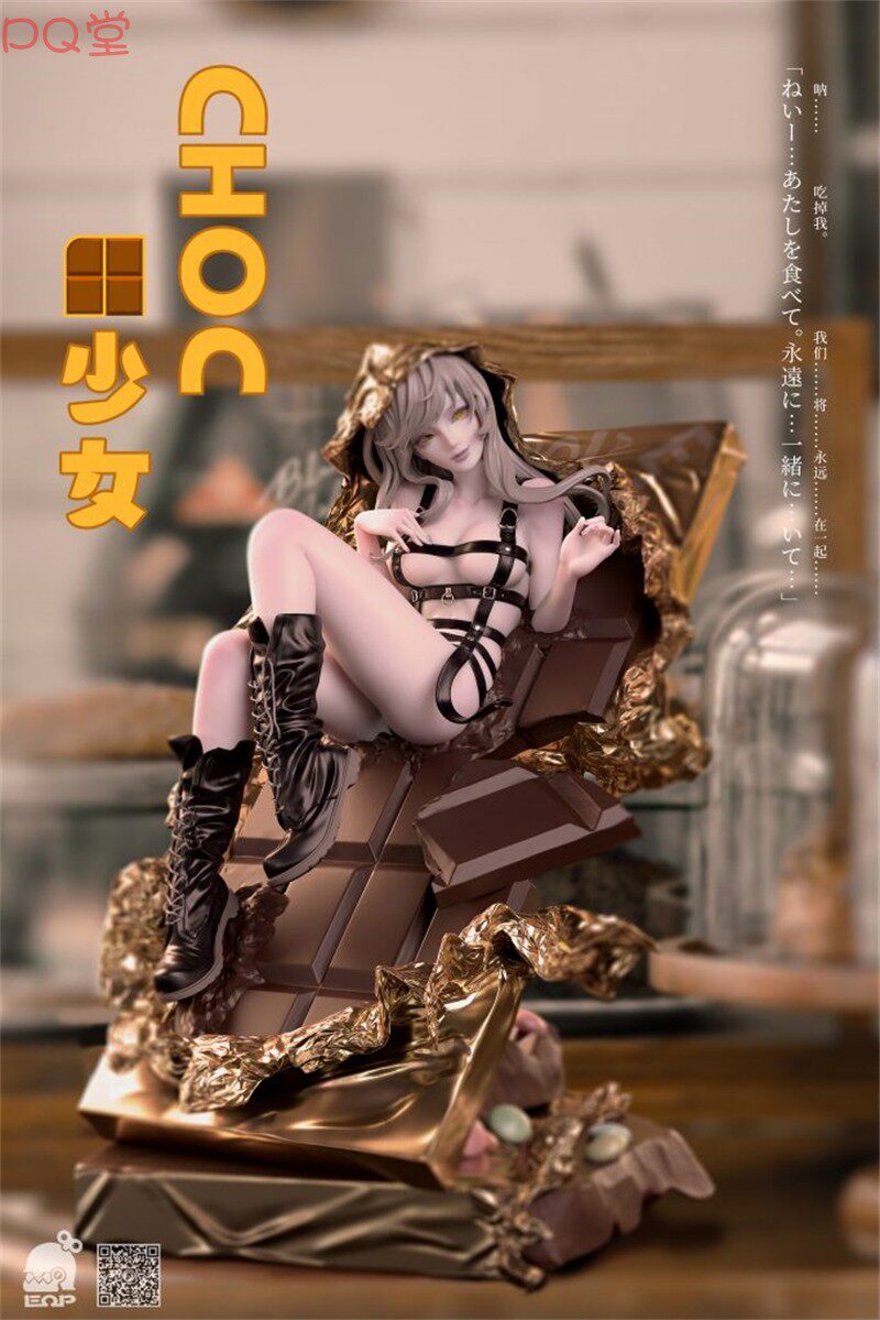 Element Power: "Ingredient Girls" Series — Chocolate Girl (Original Art) Statue