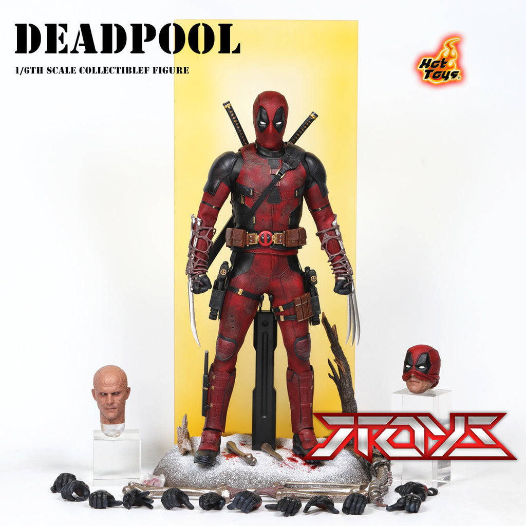 HT 1/6 MMS782 Deadpool 3.0: Battle Version — Deluxe Edition with Three Head Sculpts and Battle Damage