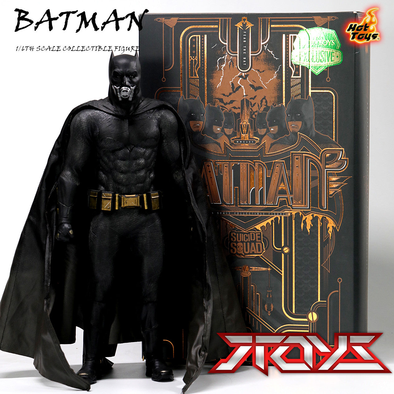 Hottoys HT 1/6 Suicide Squad Pacifier Batman Batman Limited MMS409 action figures