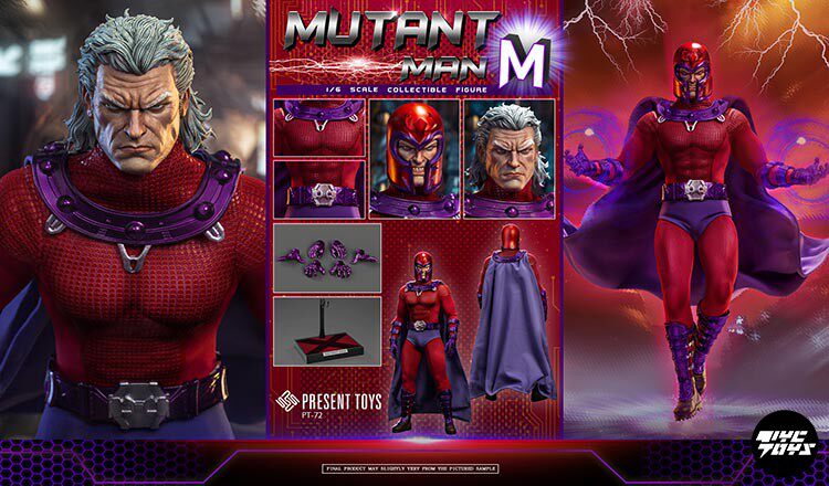 PRESENT TOYS X-Men Magneto 1/6 Scale Collectible Action Figure