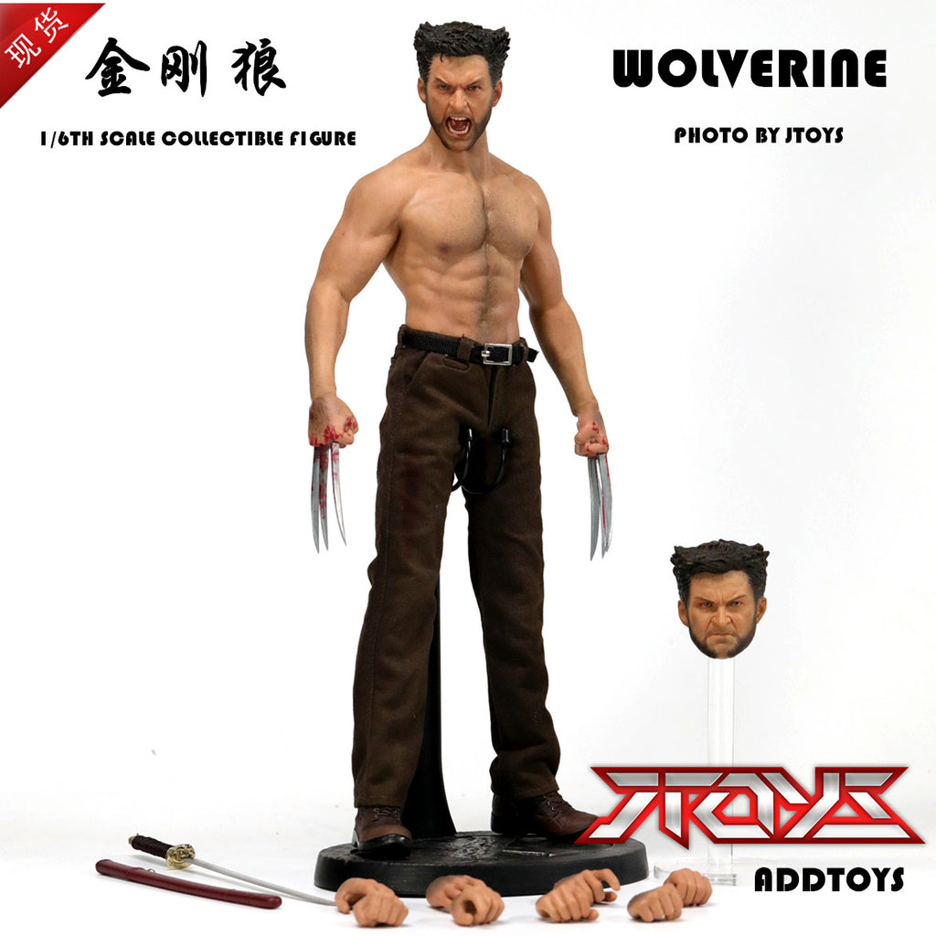 Addtoys 1/6 Wolverine 3.0 double-headed sculpture, plastic body, non-ht hottoys movable figure