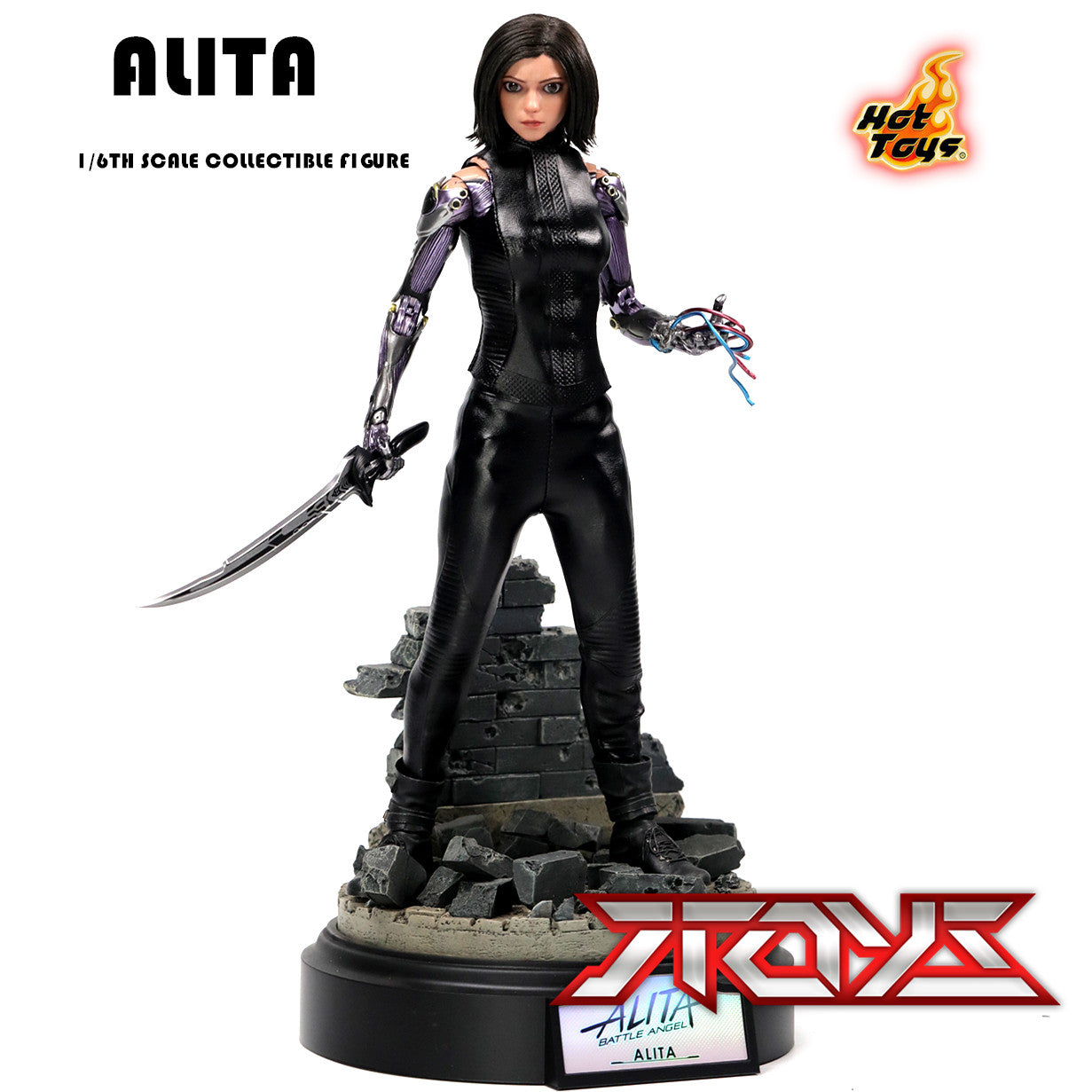HT 1/6 Alita HotToys MMS520 Alita Battle Angel Gunmen Alita action figure