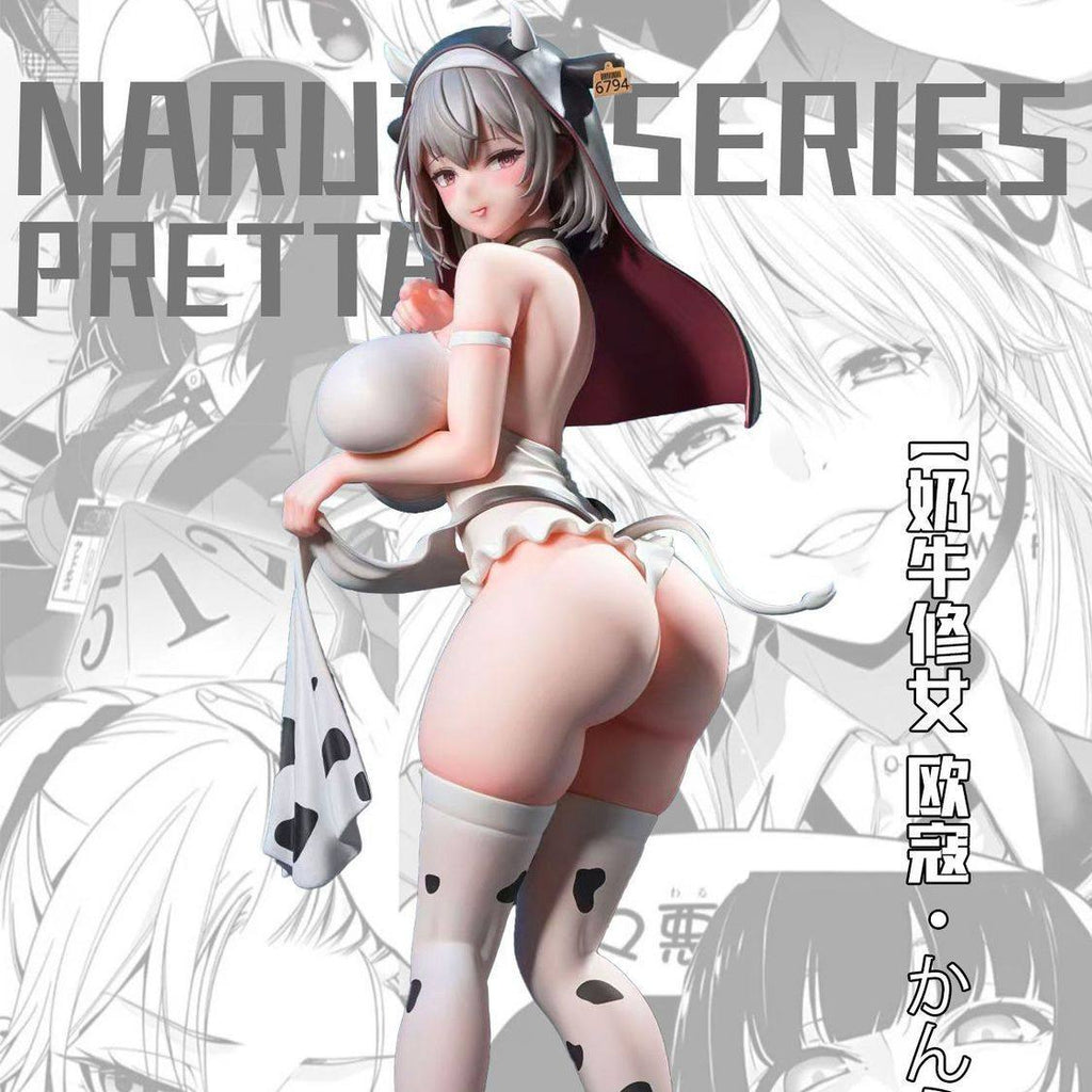 Cow Nun Ou Kou 27CM beautiful girl anime GKGK model
