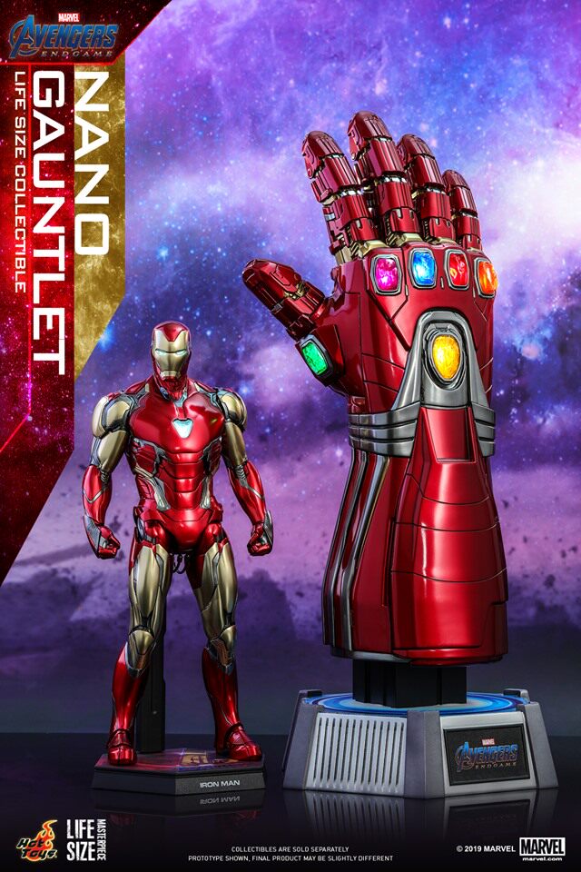 HotToys 1/1 LMS007 Avengers 4 Nano Gloves MK85 Action Figure