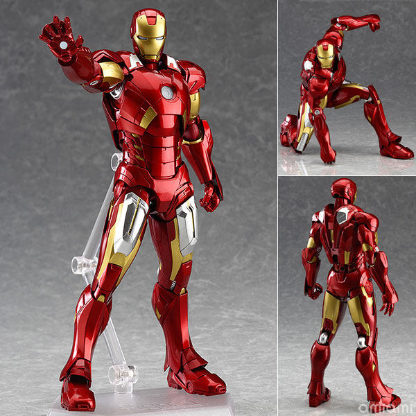 MF figma 217: The Avengers — Iron Man Mark 7 (Japanese Edition) — Articulated Action Figure