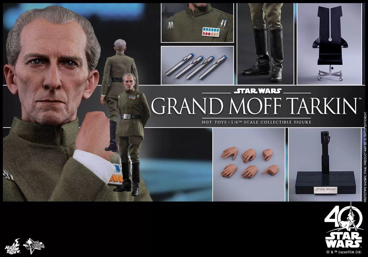 HotToys 1/6 MMS433 Star Wars: A New Hope Imperial Commander Tarkin Action Figure
