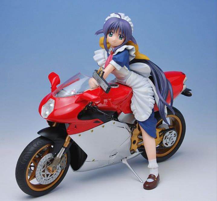 Mahoro: Magical Automatic Maiden — Mahoro & Scooter Figure