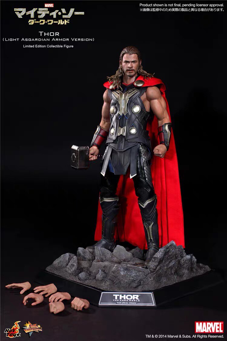 HotToys HT MMS225 Thor 3.0 Light Armor Limited Edition 1/6 Avengers Action Figure