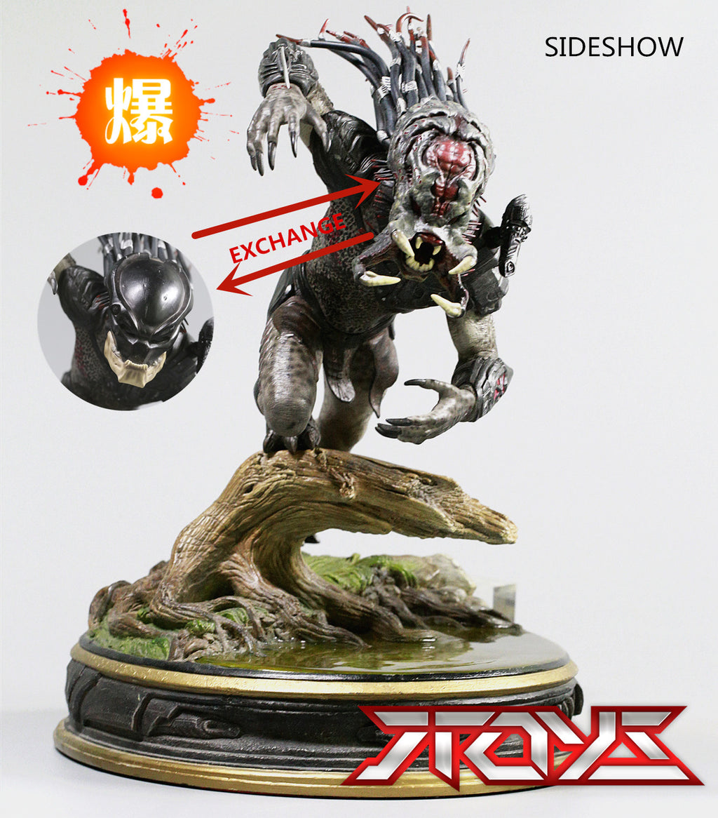 sideshow limited edition 500 body lion-faced iron-blooded 1/5 ex iron-blooded alien double-headed ex version statue figure