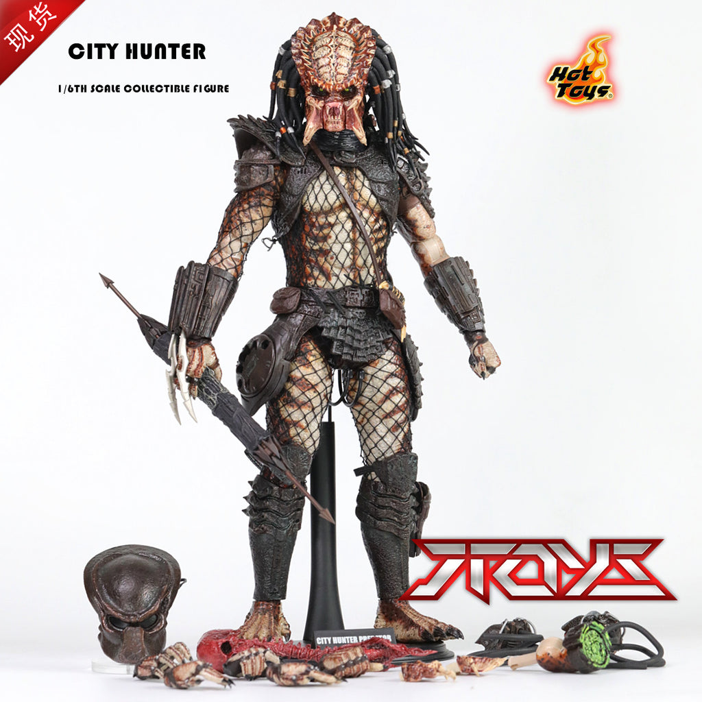 HotToys HT 1/6 Predator 2 Predator Hunter Flower Crab 2.0 Broken Arm MMS173 Action Figure