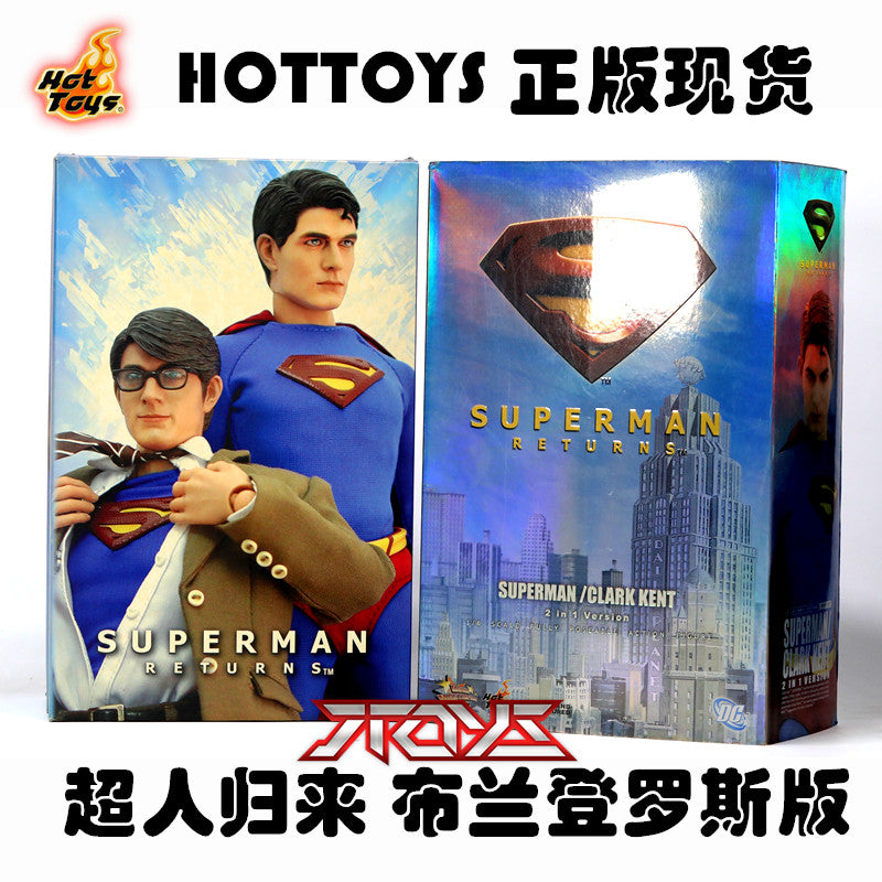1978 Superman HOTTOYS HT 1/6 Superman Returns Dual Figure Brandon Routh Version MMS50 Action Figure
