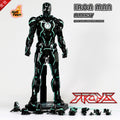 HOTTOYS HT MMS485D24 1/6 Iron Man Alloy Nightclub MK4 Light Speed Blue Action Figure