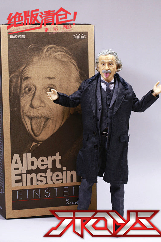 HOW2WORK 1/6 12-inch Einstein tongue out figure