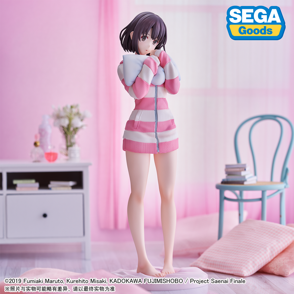 Sega's "How to Raise a Boring Girlfriend" Megumi Kato Home Pajamas Figure