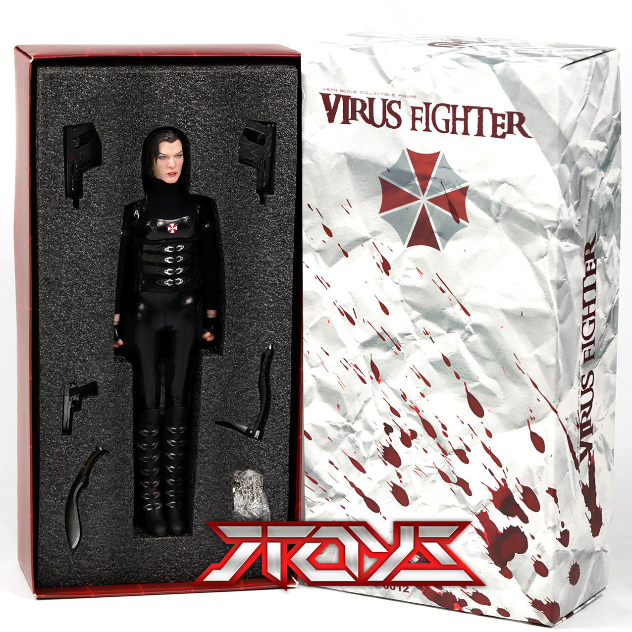 Premier Toys PT-0012 1/6 Scale Resident Evil Virus Female Warrior Alice Action Figure