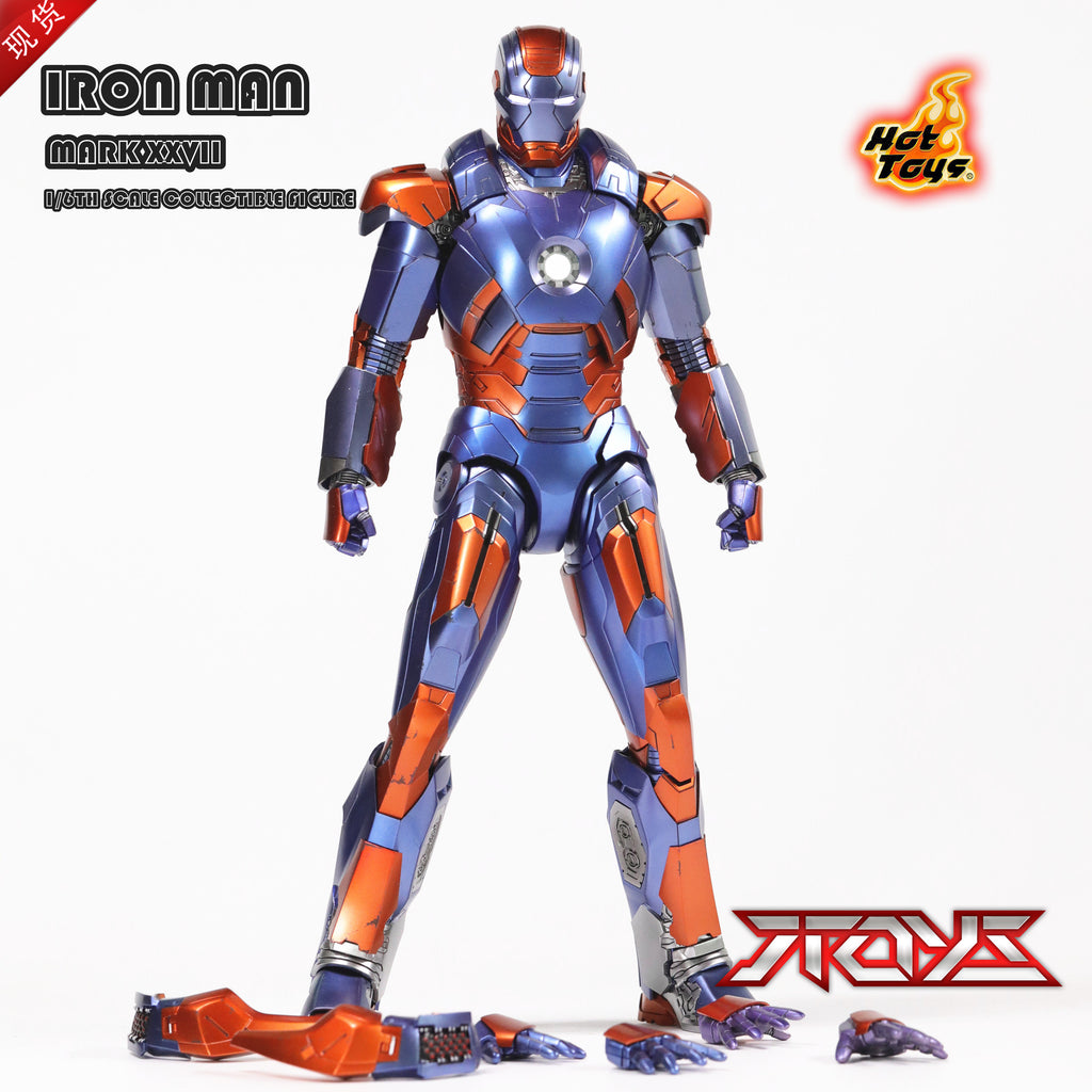 HotToys HT 1/6 MMS371 Iron Man MK27 Disco Limited Venue Edition action figures