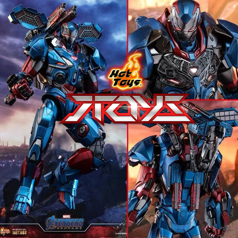HOTTOYS 1/6 Alloy Avengers 4 Iron Patriot War Machine Action Figure