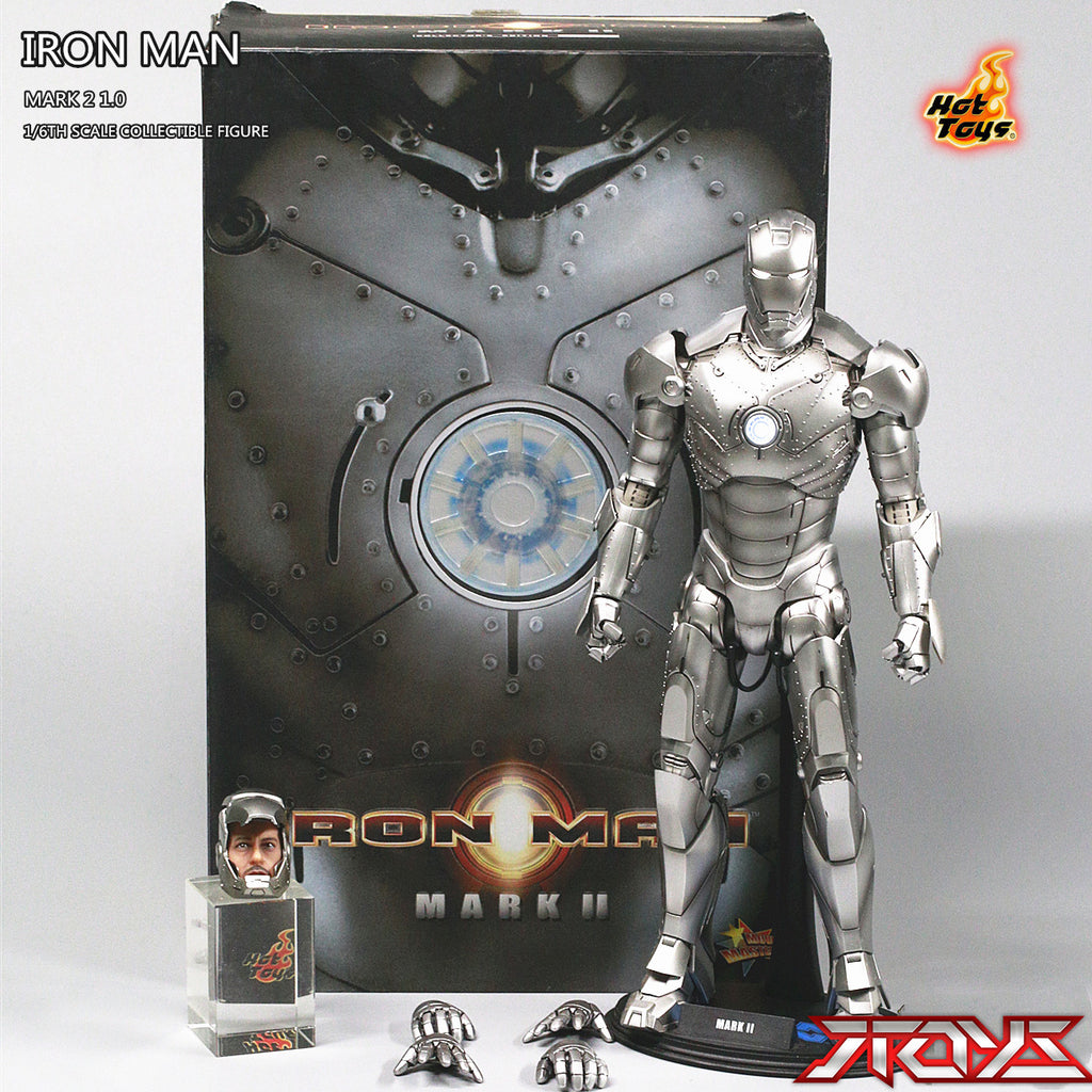 HT 1/6 MMS78 Iron Man MK2 1.0 First Edition Tony Heart Plastic Action Figure