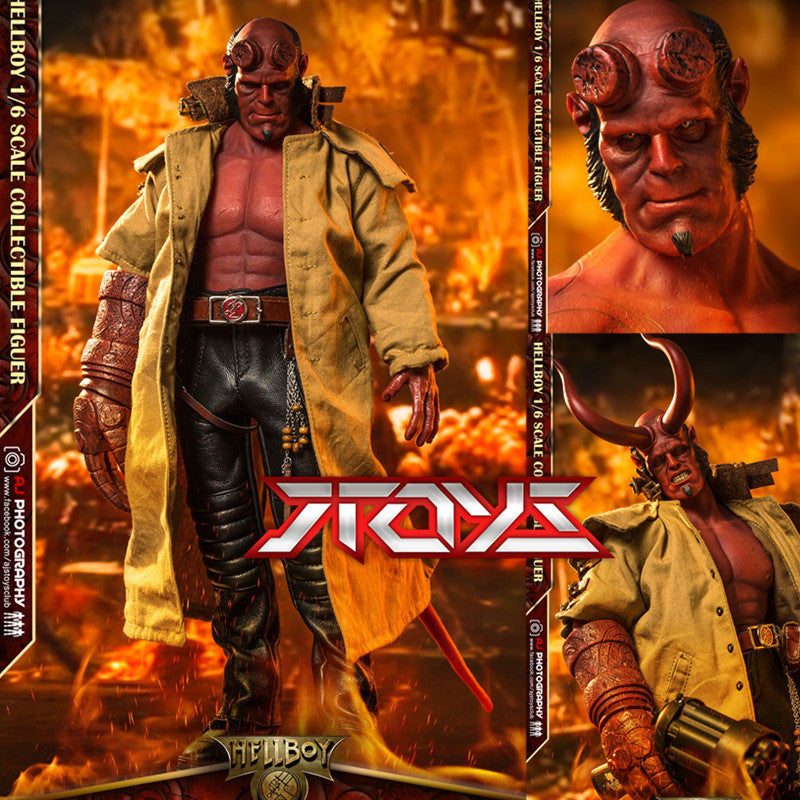 ARTOYS 1/6 Hell man HELLBOY four head sculpts action figures