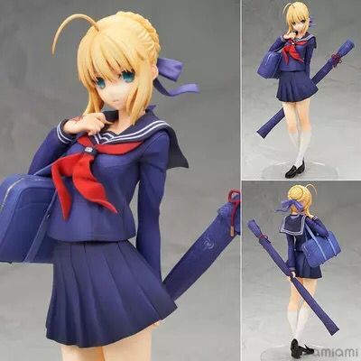 Fate/stay night — Saber (School Uniform Ver.) — Transparent Boxed Figure