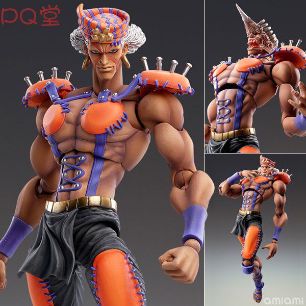 Medicos Super Action Statue: JoJo's Bizarre Adventure — Battle Tendency — Wamuu &amp; AC/DC