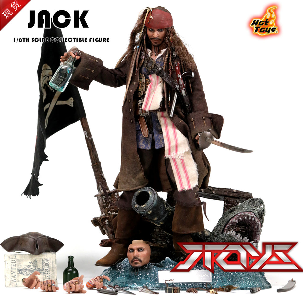 Hottoys HT 1/6 DX15 06 Pirates of the Caribbean 5: Dead Men Tell No Tales Captain Jack Sparrow action figure