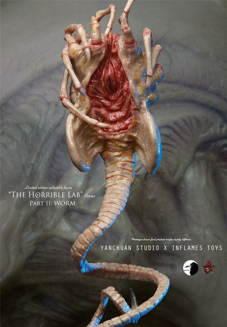 Inflames Toys Volume 2 Alien Facehugger Worm Toy