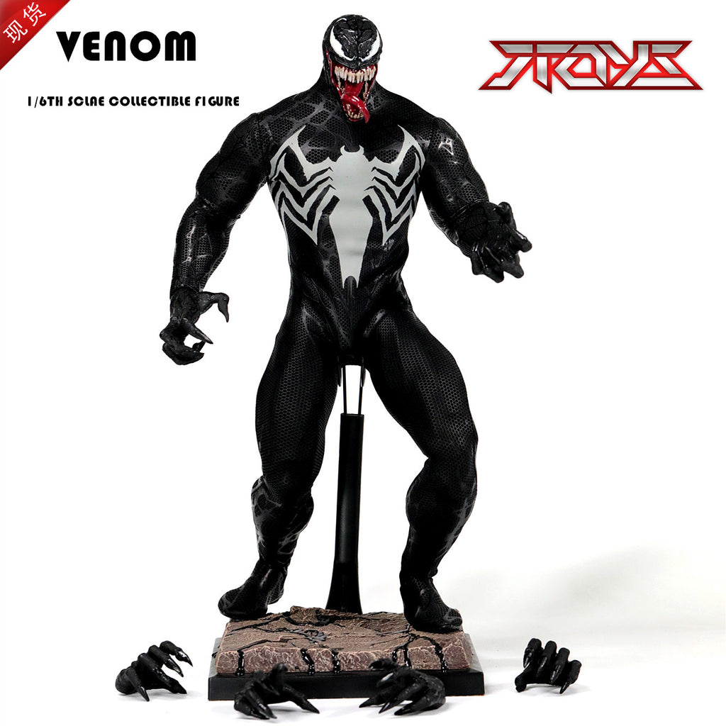 Non-HT Bullet Head Venom 1/6 37cm Marvel Spider-Man Villain Action Figure