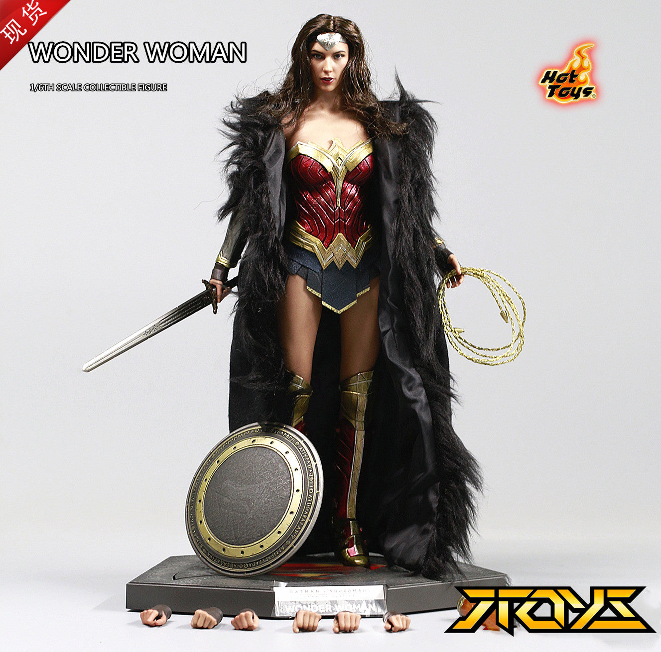 OTTOYS HT MMS359 Batman v Superman Dawn of Justice Wonder Woman 1.0 Action Figure