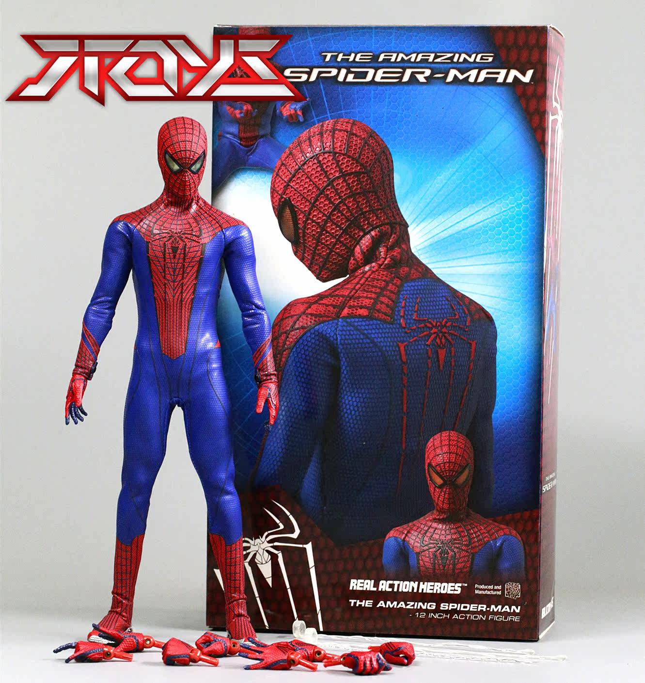 RAH MEDICOM 1/6 The Amazing Spider-Man 1.0 Action Figure Non-HT Japanese Version