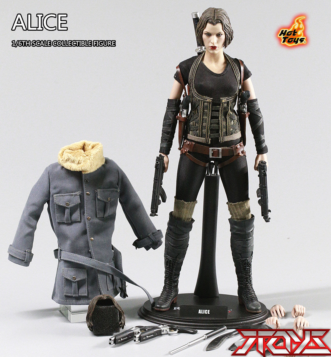 HOTTOYS HT 1/6 Soldier Resident Evil 4 Alice Alice Female Soldier Action Figure