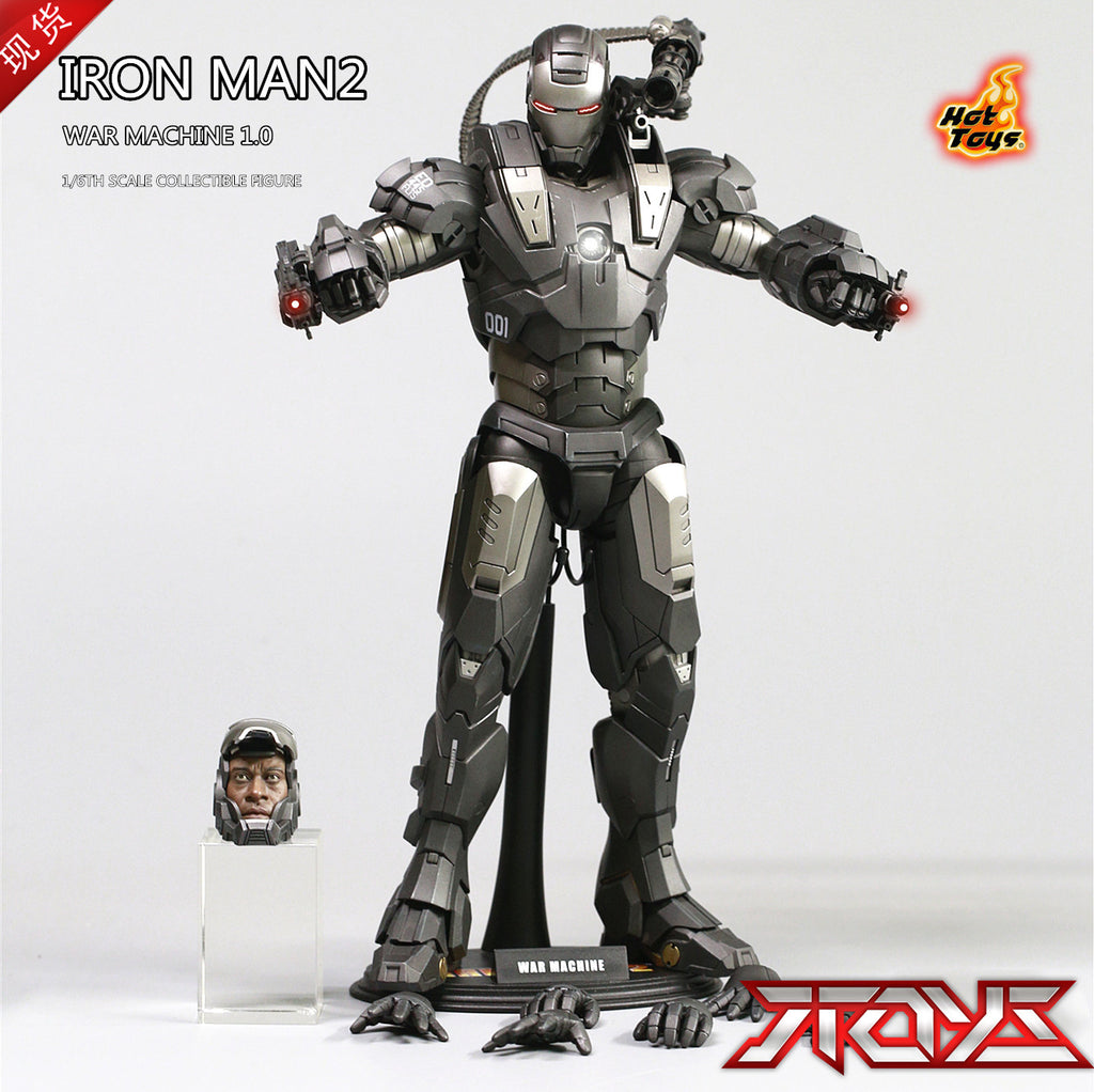 HotToys HT 1/6 Iron Man 2 Plastic War Machine 1.0 MK1 MMS120 Action Figure