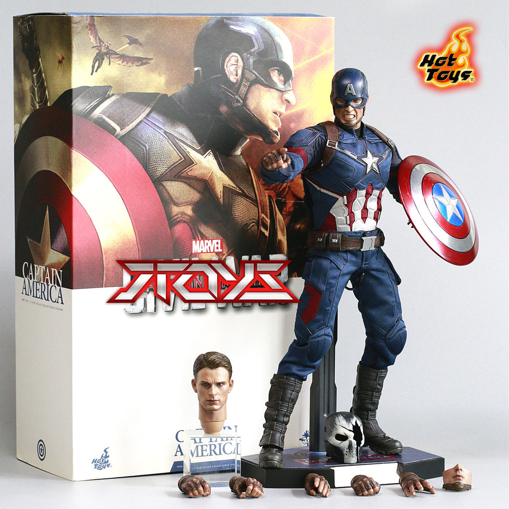 HOTTOYS HT 1/6 Captain America 3 Civil War HT Captain America 5.0 MMS350 Action Figure