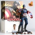 HOTTOYS HT 1/6 Captain America 3 Civil War HT Captain America 5.0 MMS350 Action Figure
