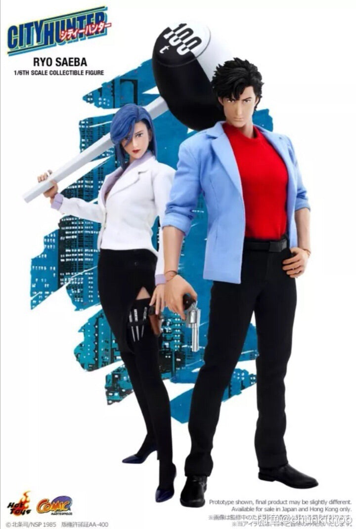 HOTTOYS HT 1/6 City Hunter, Han Yuliang and Yu Li, Meng Bo + Nogami Saeko, a pair of movable figures